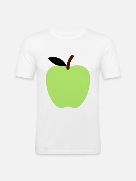 Apple Apple Gift - Men's Slim Fit T-Shirt - white