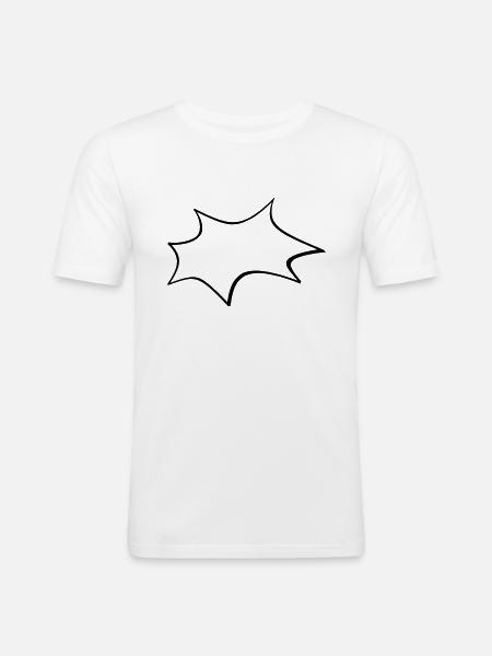 Zack Bumm - Men's Slim Fit T-Shirt - white