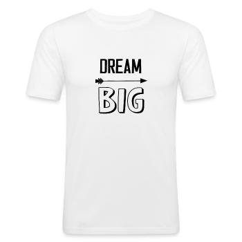 Proverbes - T-shirt près du corps Homme - blanc - Devant - Nik (191cm)