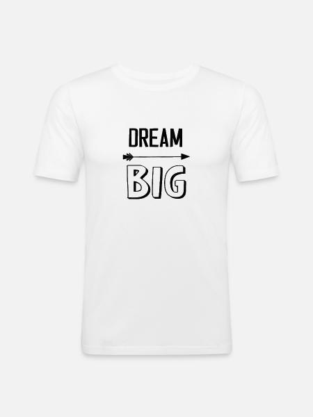 claims - Men's Slim Fit T-Shirt - white