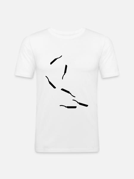 Pan Icon - Men's Slim Fit T-Shirt - white
