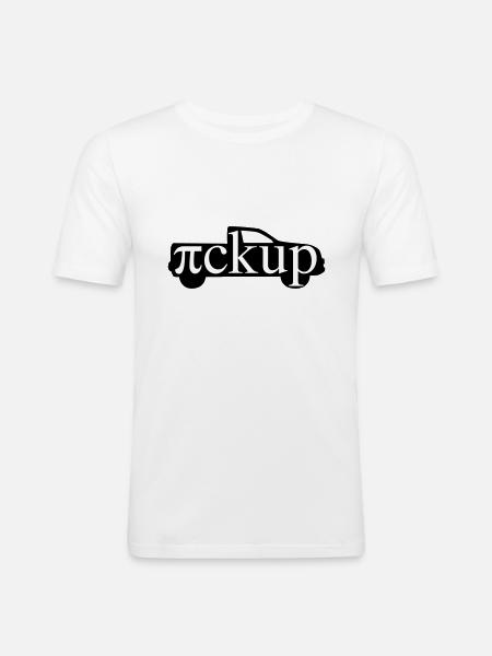 Pick-up - T-shirt près du corps Homme - blanc