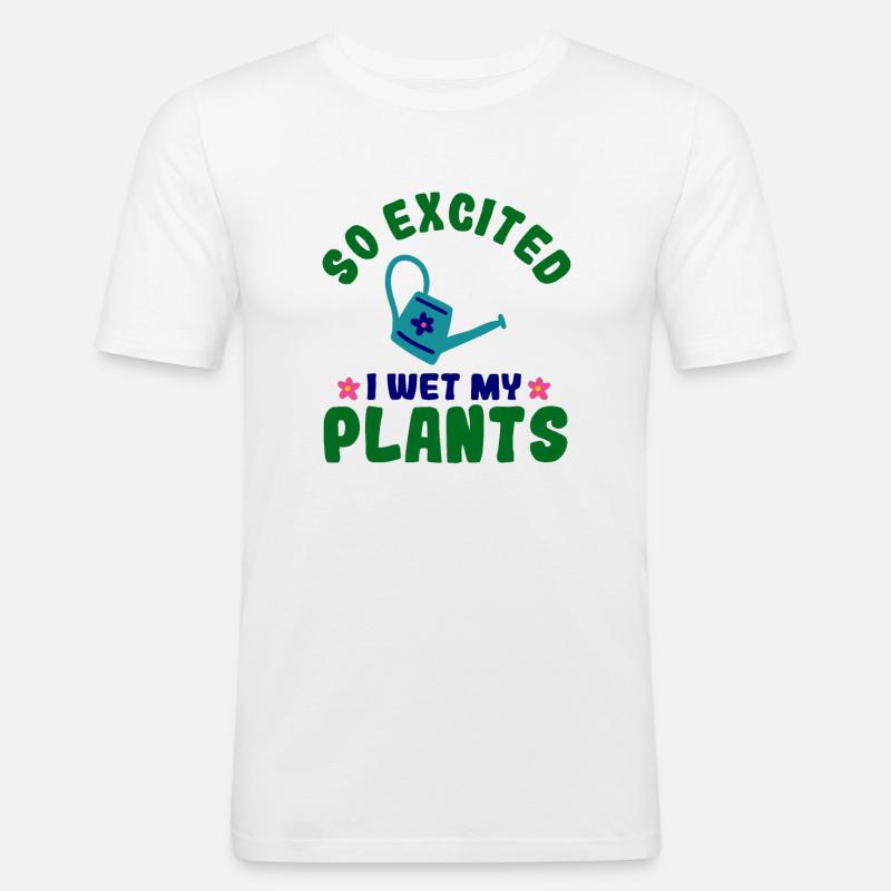 Landschaftsgärtner Hobbygärtner Gärtner - Männer Slim Fit T-Shirt - Weiß