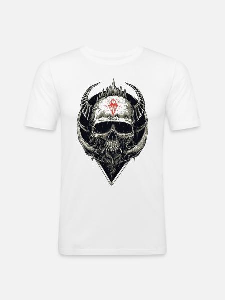 ROCK COLLECTION 2017 - Men's Slim Fit T-Shirt - white