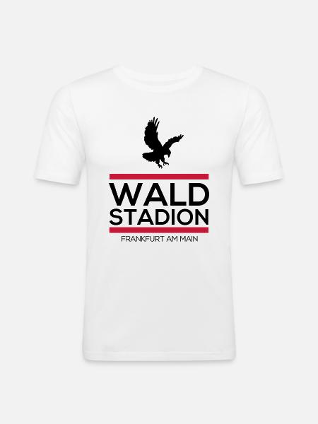 Frankfurt Waldstadion - Men's Slim Fit T-Shirt - white