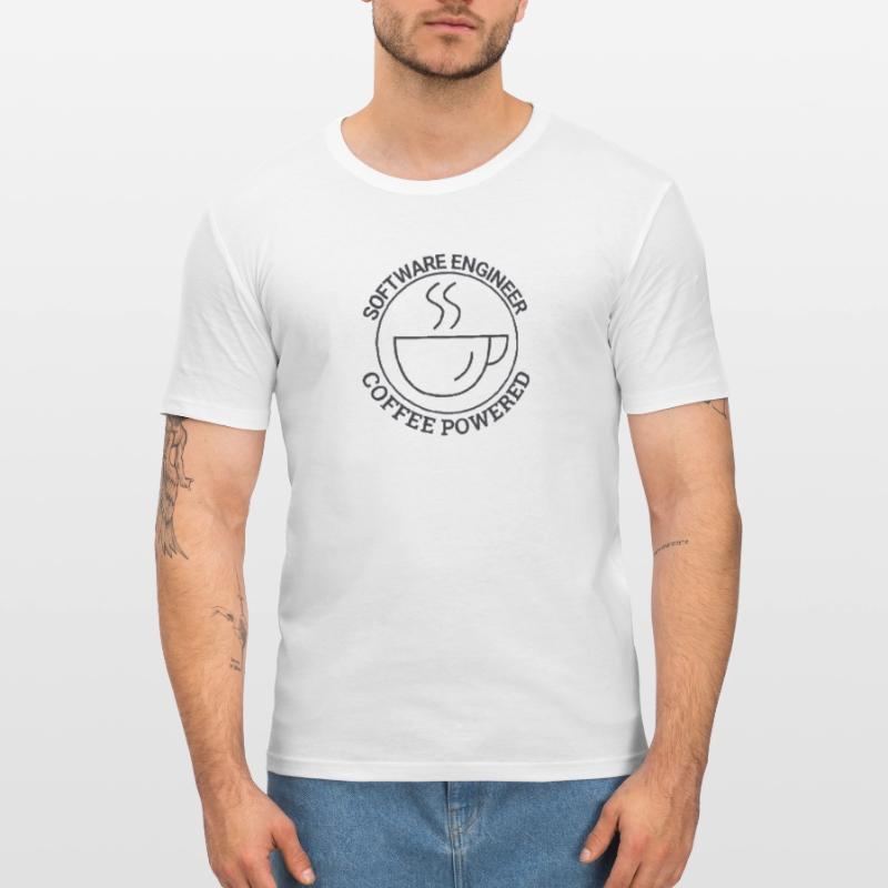 "Software Engineer Coffee | Programming" Men's Slim Fit T-Shirt