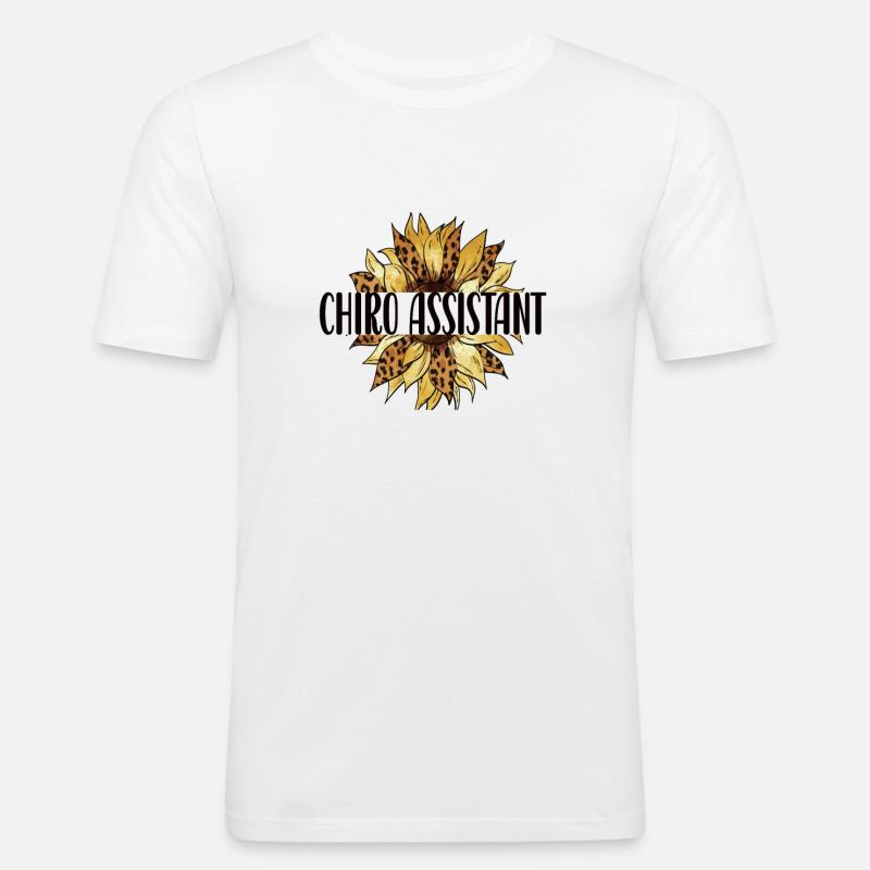 Chiropractic Assistant Chiropractic Assistant - Men's Slim Fit T-Shirt - white