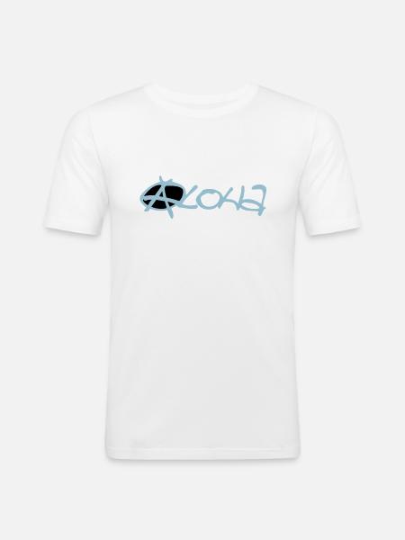 aloha - Men's Slim Fit T-Shirt - white