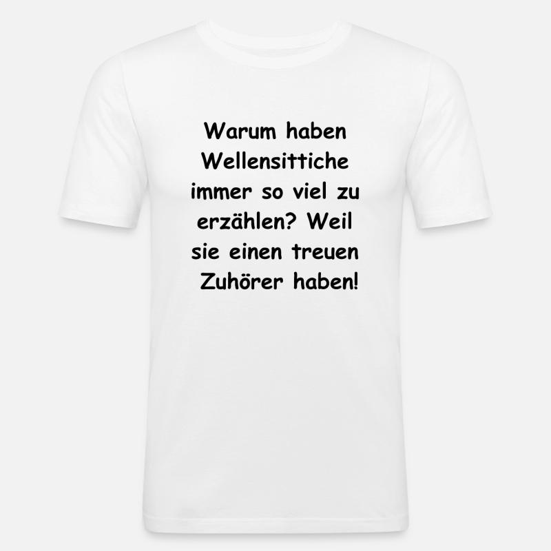 Der perfekte Geschenk-Begleiter - Männer Slim Fit T-Shirt - Weiß