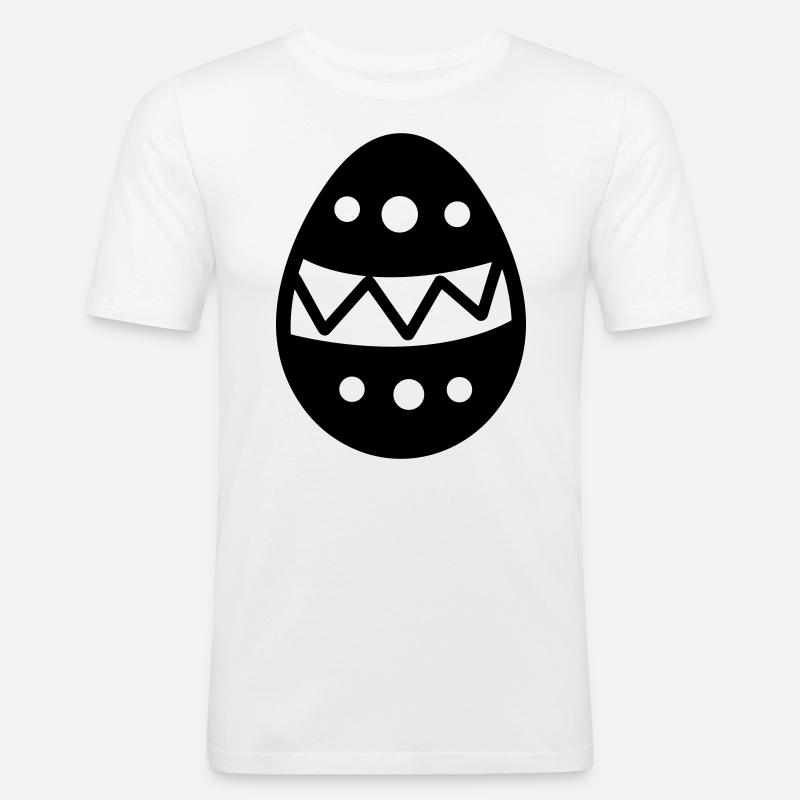 Easter Egg - Men's Slim Fit T-Shirt - white