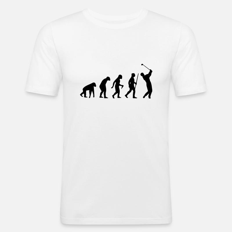 GOLF EVOLUTION - T-shirt près du corps Homme - blanc