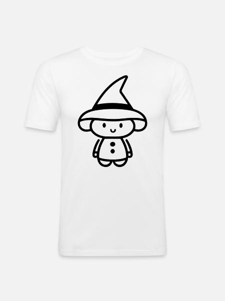 Little Witch - Men's Slim Fit T-Shirt - white