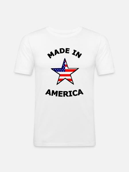 The dear Americans - Men's Slim Fit T-Shirt - white