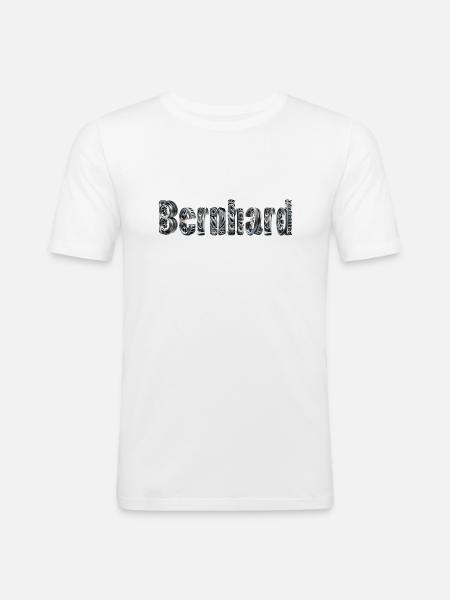 Bernhard autoreifen chromfelge - Männer Slim Fit T-Shirt - Weiß