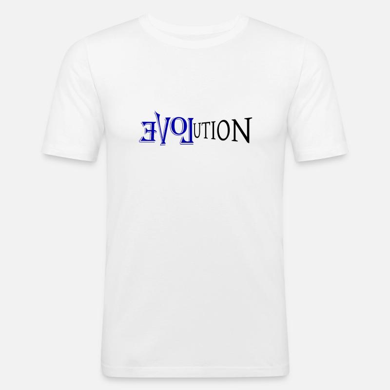 Evolution 3b - T-shirt près du corps Homme - blanc