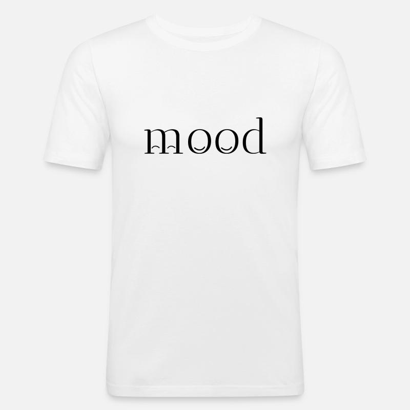 gute moralische Atmosphäre - Männer Slim Fit T-Shirt - Weiß