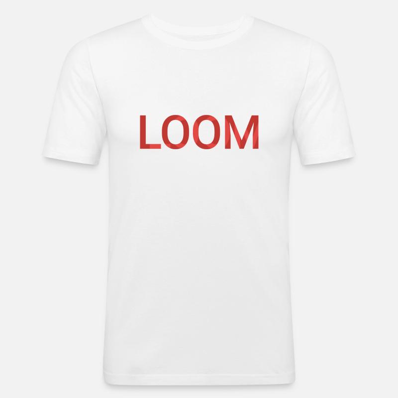 Webstuhl - Männer Slim Fit T-Shirt - Weiß