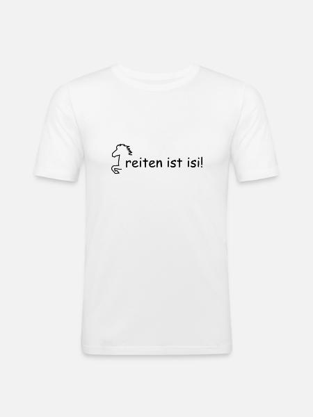 Pferd - Men's Slim Fit T-Shirt - white