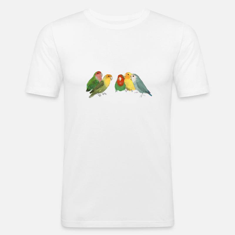Rosenköpfchen - Männer Slim Fit T-Shirt - Weiß