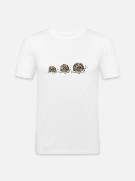Snails - Men's Slim Fit T-Shirt - white