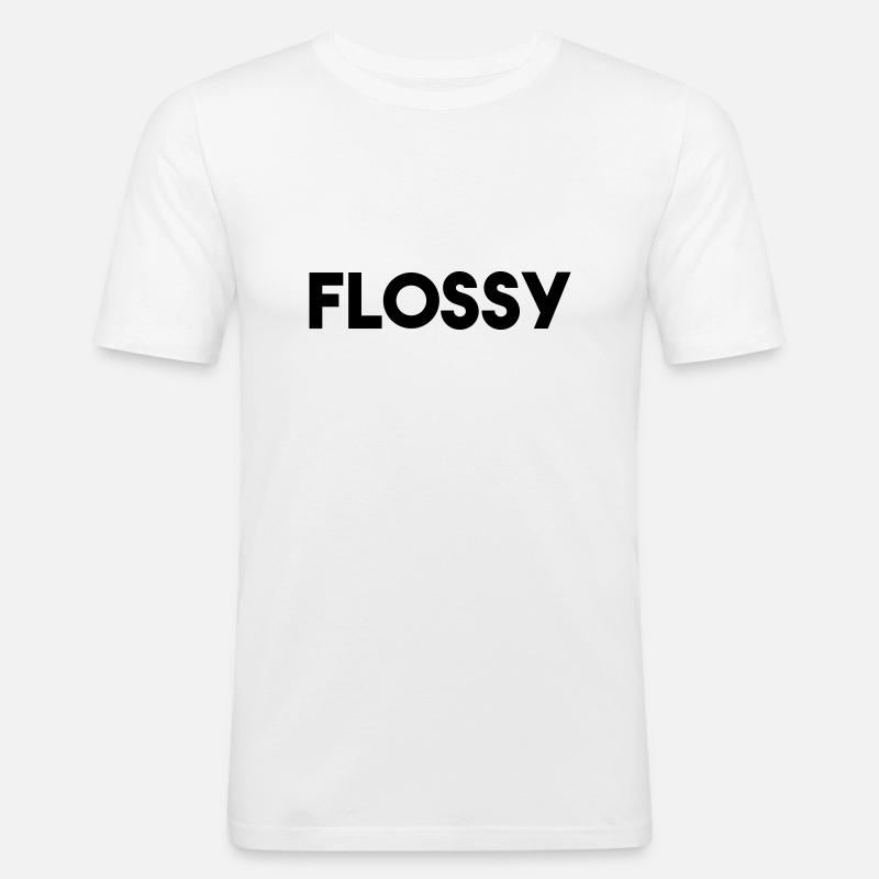BLANK - Herre Slim Fit T-Shirt - hvid