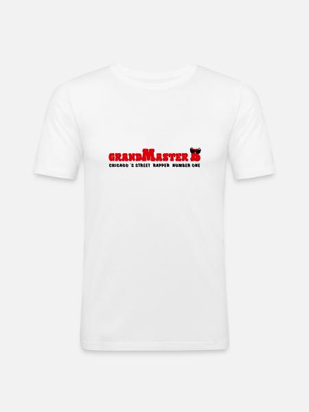 Grandmaster B - Men's Slim Fit T-Shirt - white