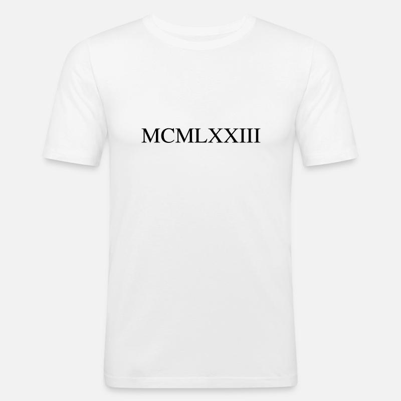 1973 - Men's Slim Fit T-Shirt - white