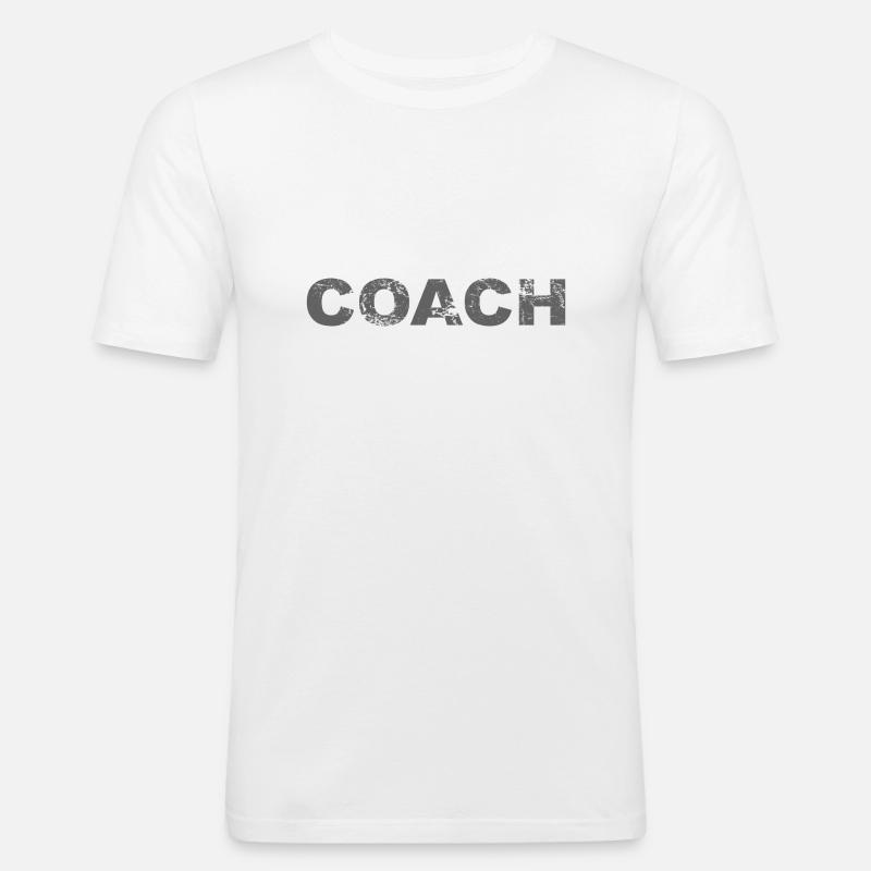Coach Trainer Training - Men's Slim Fit T-Shirt - white