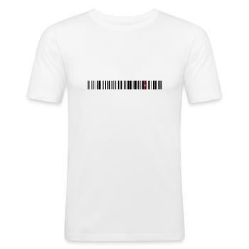 Istanbul - Men's Slim Fit T-Shirt - white - Front - Nik (191cm)