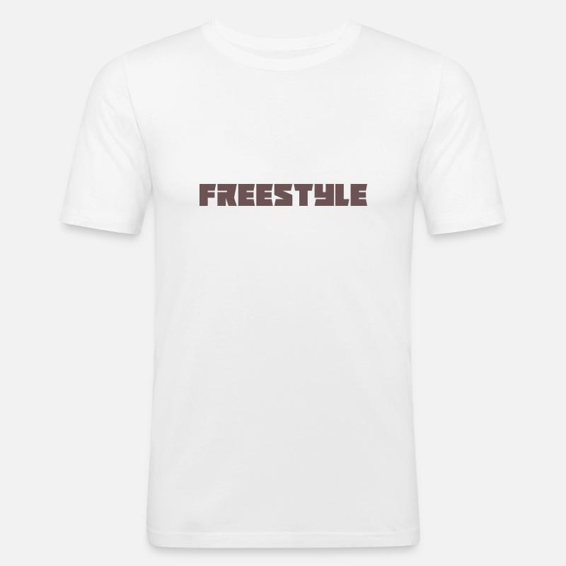 Freestyle - Männer Slim Fit T-Shirt - Weiß
