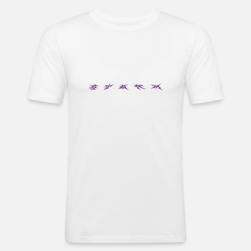 STORM BASIC T-SHIRT - Männer Slim Fit T-Shirt - Weiß