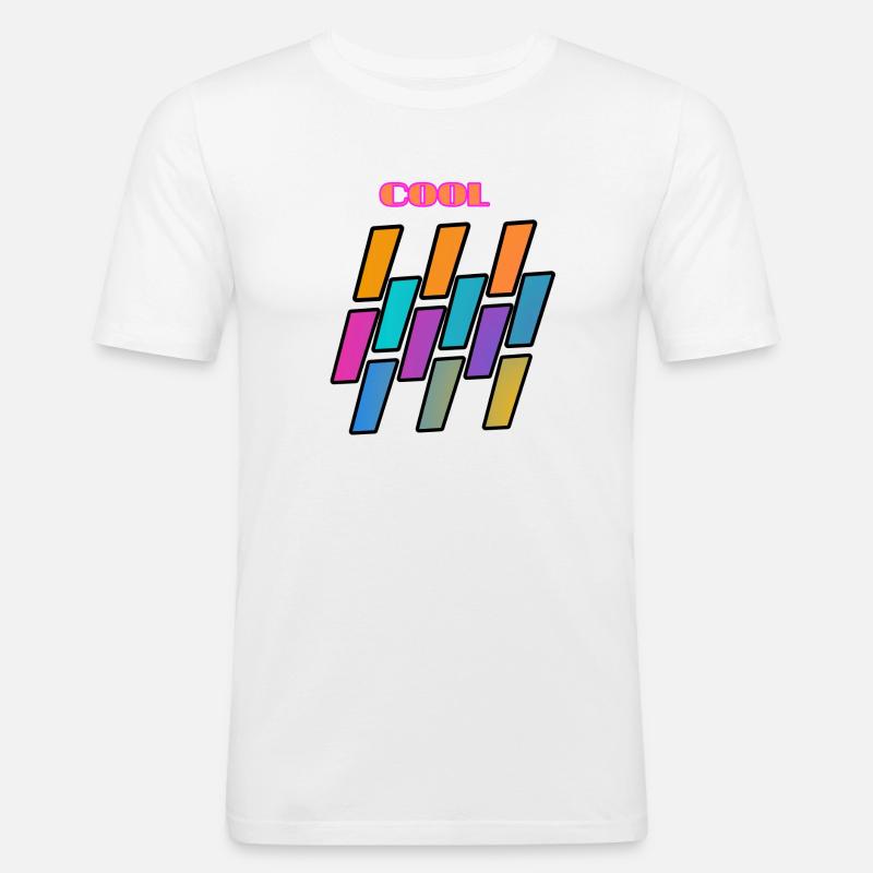 Cooler Chulo - Männer Slim Fit T-Shirt - Weiß