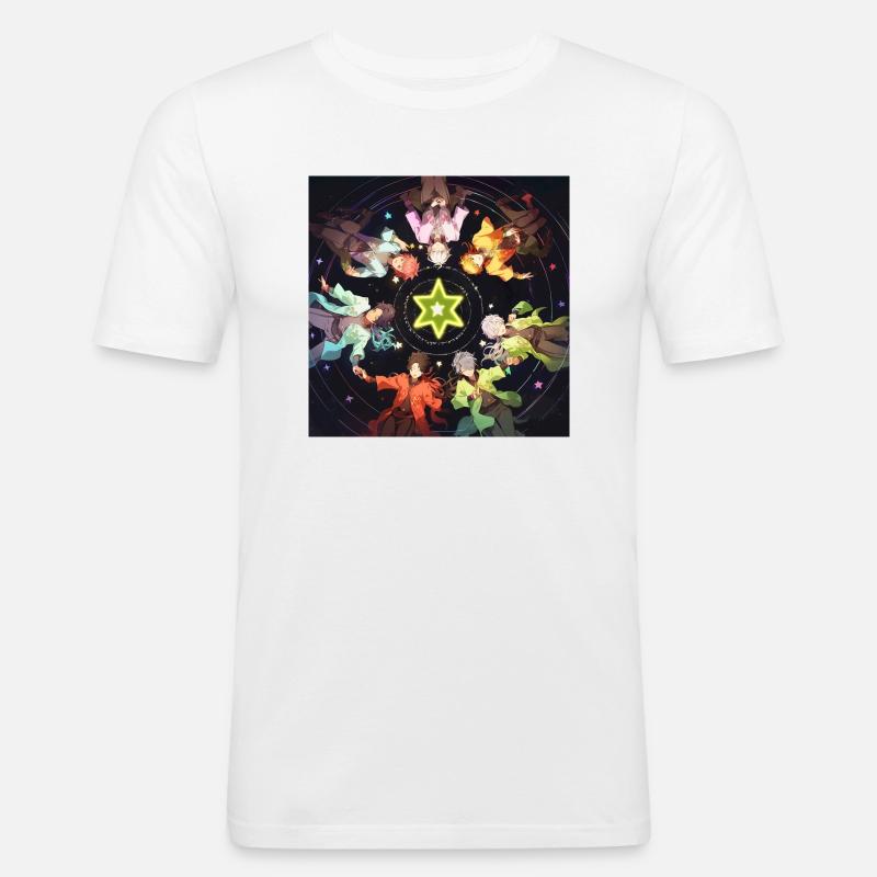 Sternentöter - Männer Slim Fit T-Shirt - Weiß