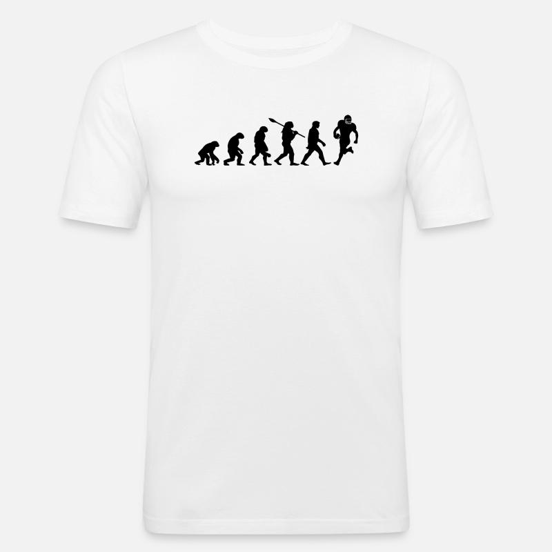 Evolution Rugby - Men's Slim Fit T-Shirt - white