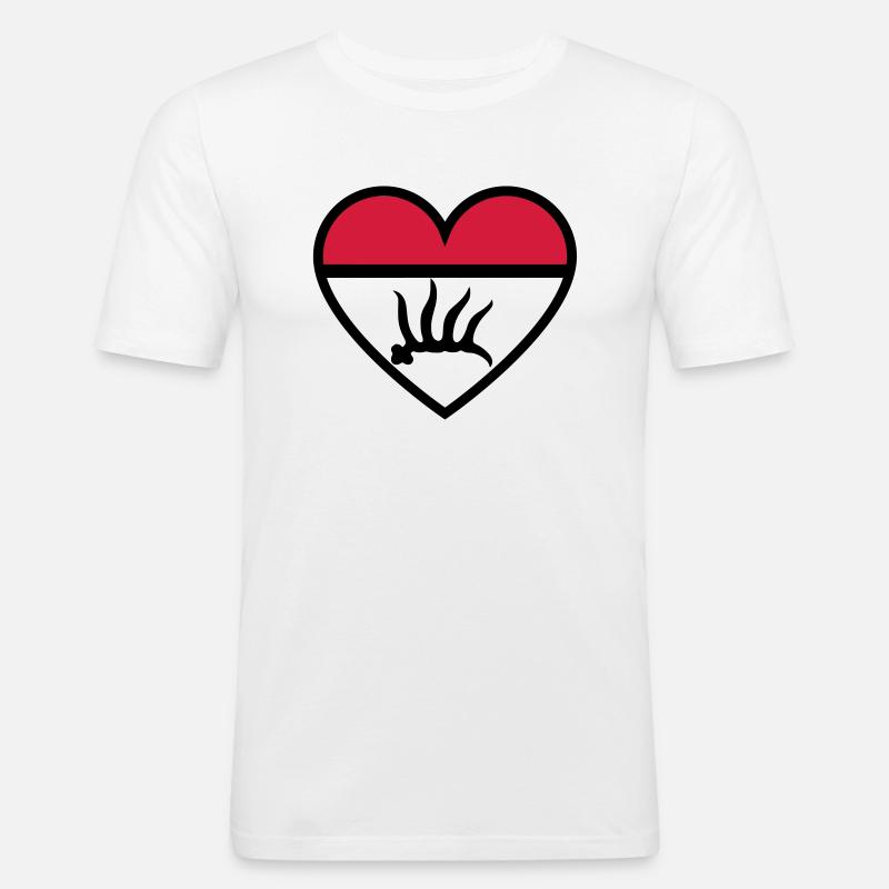 gp - Männer Slim Fit T-Shirt - Weiß