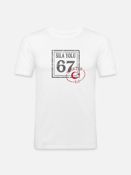 Zonguldak - Men's Slim Fit T-Shirt - white