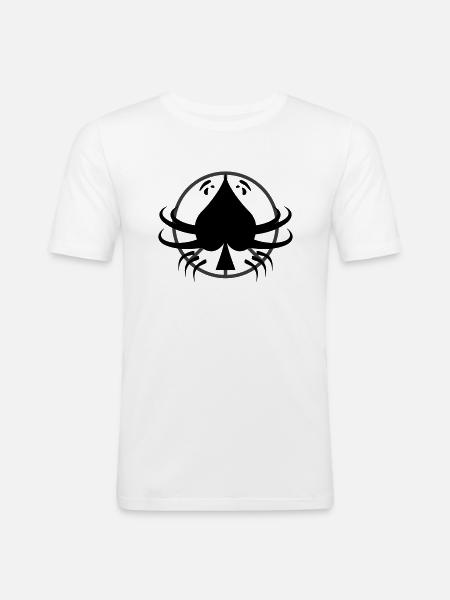 Spades - Men's Slim Fit T-Shirt - white