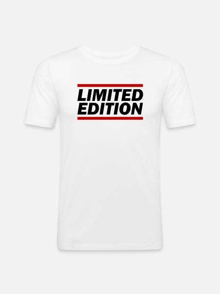 Limited Edition 02 - Men's Slim Fit T-Shirt - white