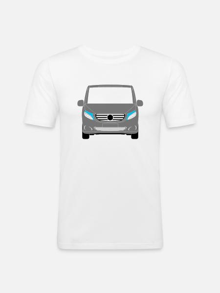 Vito III - T-shirt près du corps Homme - blanc