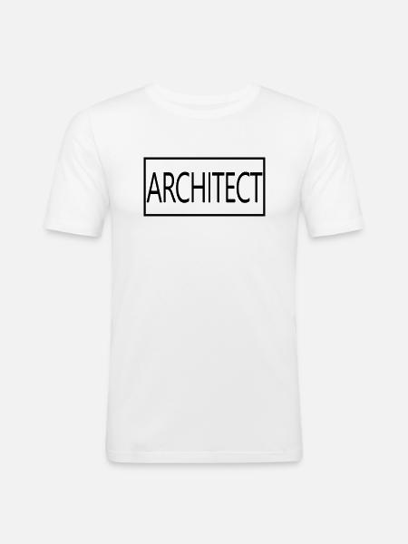 Architect Proud Graduated Architect Student - Men's Slim Fit T-Shirt - white