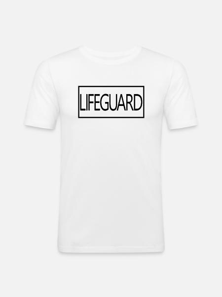 Lifeguard Proud Graduated Lifeguard Student - Men's Slim Fit T-Shirt - white