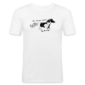 Full throttle ahead - Men's Slim Fit T-Shirt - white - Front - Nik (191cm)