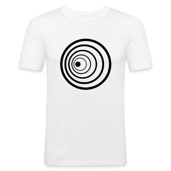 Doppler effet physicien Sitcom Big Bang Big Bang Université - T-shirt près du corps Homme - blanc - Devant - Nik (191cm)