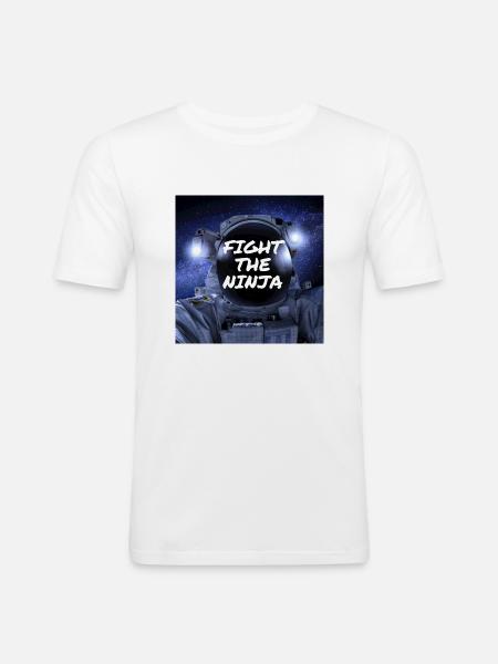 Mein Projekt 2 - Männer Slim Fit T-Shirt - Weiß