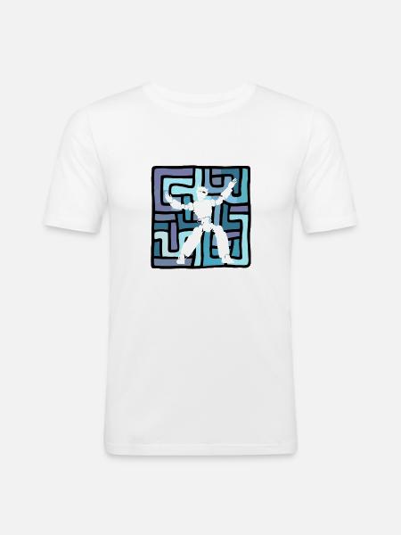 Dancing Dance Instructor - Men's Slim Fit T-Shirt - white