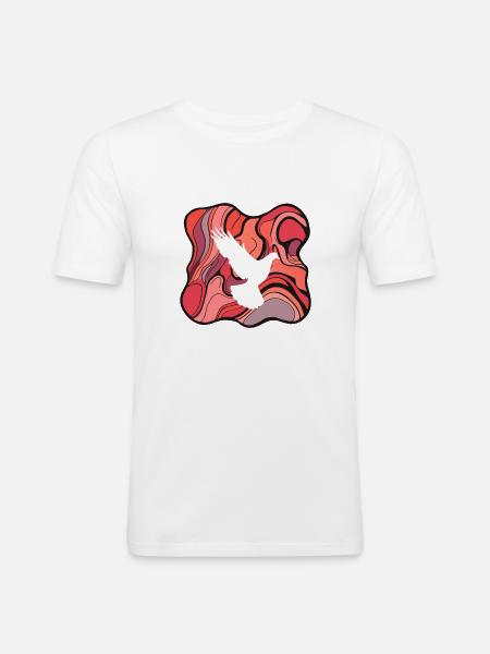 Pigeon Post Pigeon Eggs - Men's Slim Fit T-Shirt - white