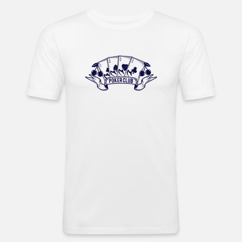 Boardgame Chess Backgammon Game Night - Men's Slim Fit T-Shirt - white