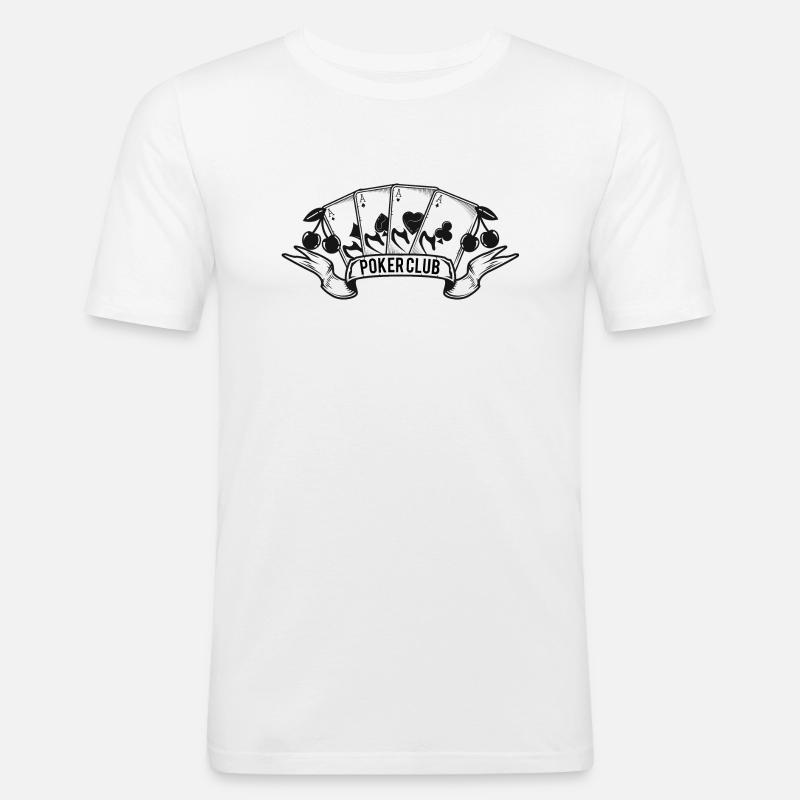 Boardgame Chess Backgammon Game Night - Men's Slim Fit T-Shirt - white