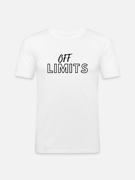 Off limits - Men's Slim Fit T-Shirt - white