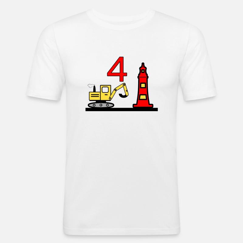 Bagger - Männer Slim Fit T-Shirt - Weiß